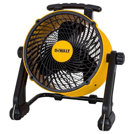 DEWALT 16 Inch Heavy Duty Floor Fan, High Velocity Barrel Shop Fan